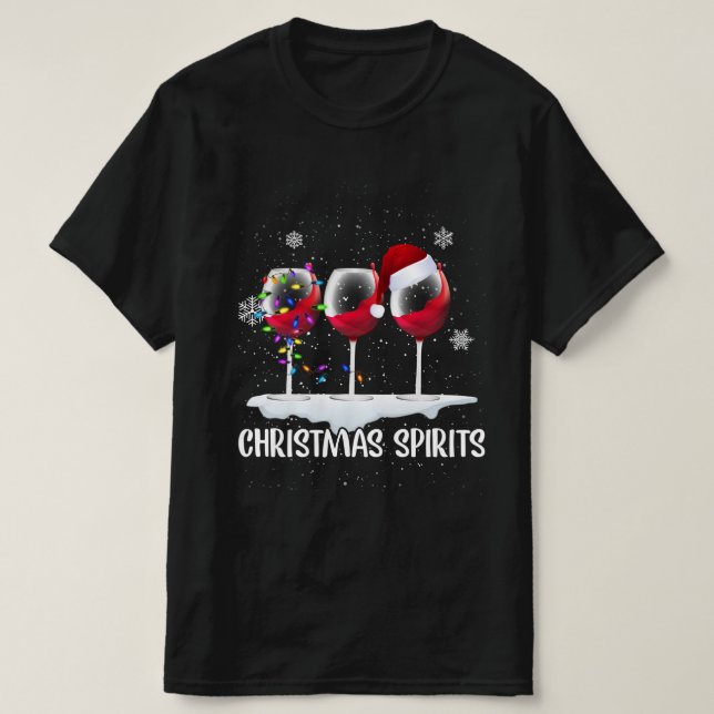 Weihnachtswein T-Shirt (Design vorne)