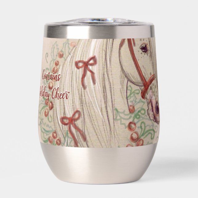 Weihnachtswein Tumbler (Vorderseite)