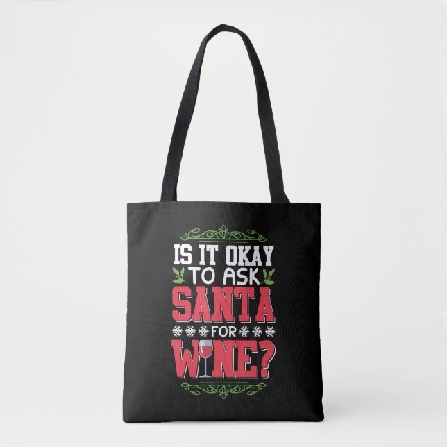 Weihnachtsweinangebot Tasche (Vorderseite)