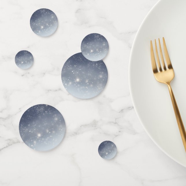 Weihnachtsweiße Schneeflocken Konfetti (Gruppe)