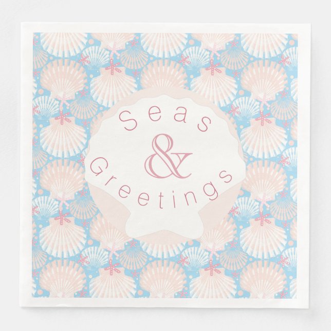 Weihnachtsweißplatten Serviette (Vorderseite)
