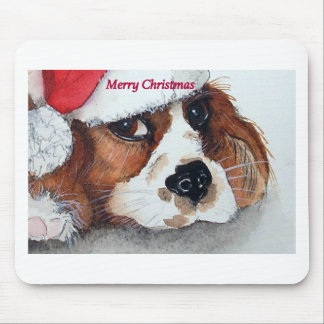Weihnachtswelthund Mousepad