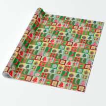 Weihnachtswerk Quilt Muster Festlich