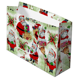 Weihnachtswerkstatt des Weihnachtsmanns Große Geschenktüte