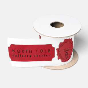 Weihnachtswerkstatt Individuelle Name Weihnachtsfe Satinband