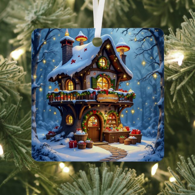 Weihnachtswerkstatt Personalisiert Ornament Aus Metall (InSitu)