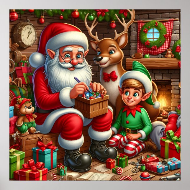 Weihnachtswerkstatt Poster (Vorne)