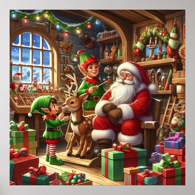 Weihnachtswerkstatt Poster (Vorne)