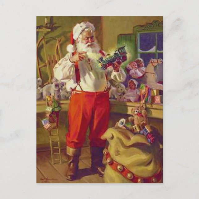 Weihnachtswerkstatt und Toys Vintage Weihnachten (Vorderseite)