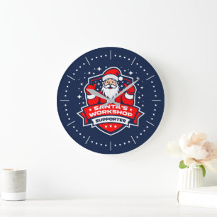 Weihnachtswerkstatt-Unterstützer - Weihnachten im  Große Wanduhr