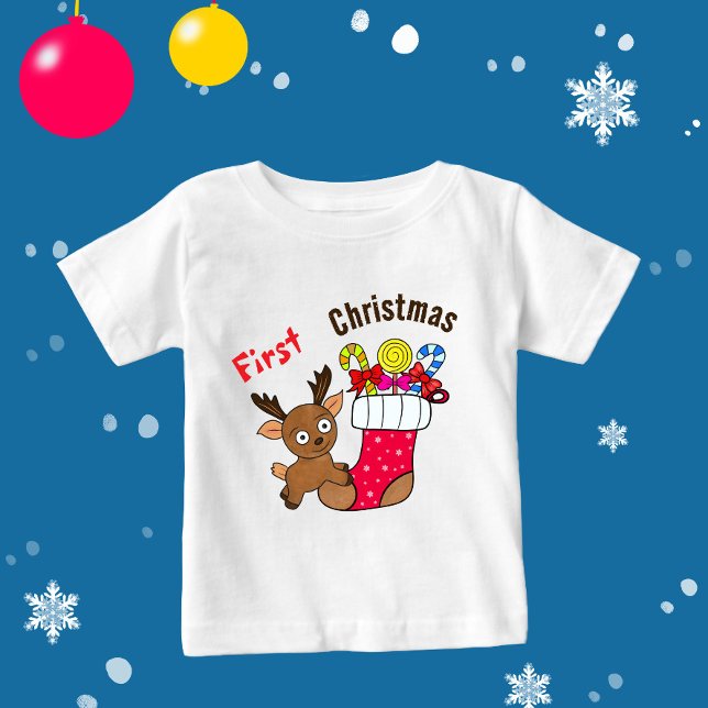 Weihnachtswild Baby T-shirt (Von Creator hochgeladen)
