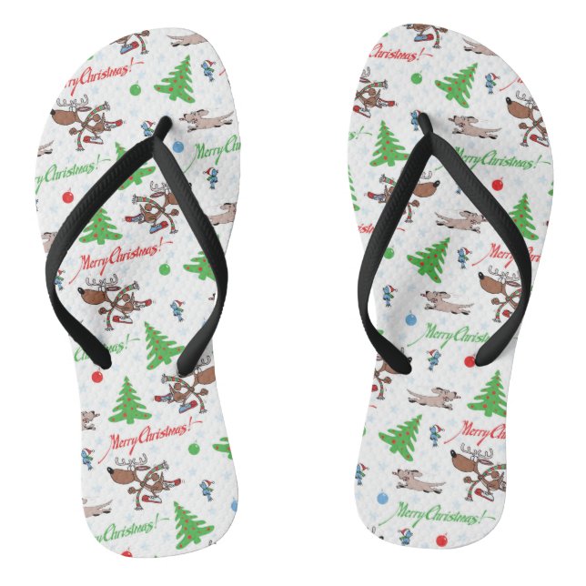 Weihnachtswild Flip Flops (Fußbett)