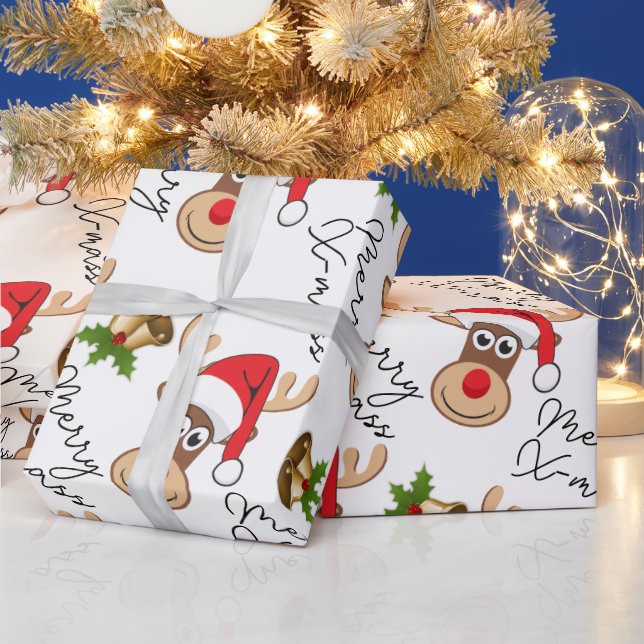 Weihnachtswild Geschenkpapier (Feiertage)