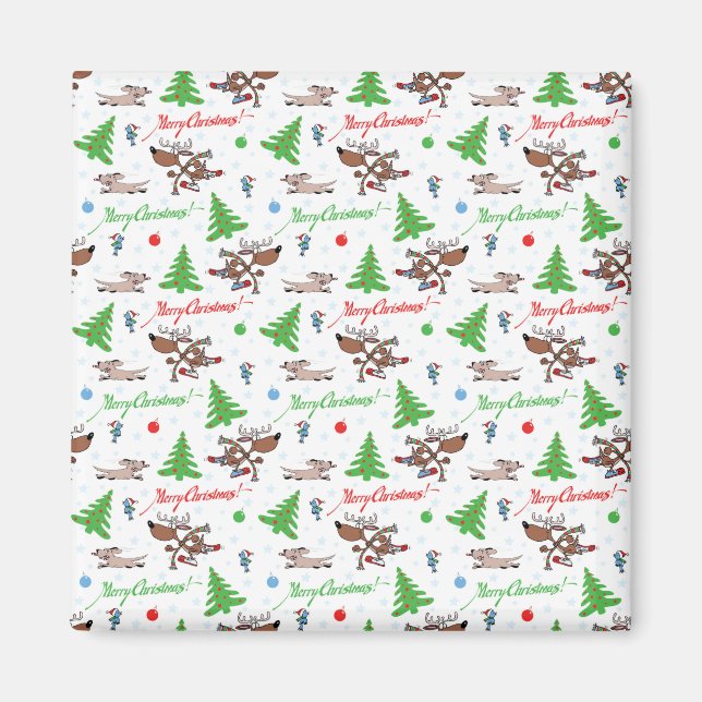 Weihnachtswild Magnet (Vorne)