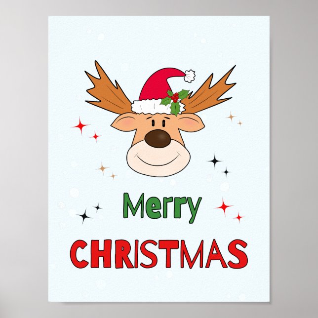 Weihnachtswild Poster (Vorne)