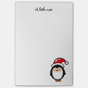 Weihnachtswinter-Pinguin - frohe Weihnachten Post-it Klebezettel