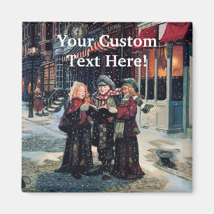 Weihnachtswintercarolers-Magnet Magnet