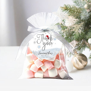 Weihnachtswinterdusche Santa Baby Danke Geschenkanhänger