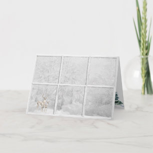 Weihnachtswinterfenster Karte