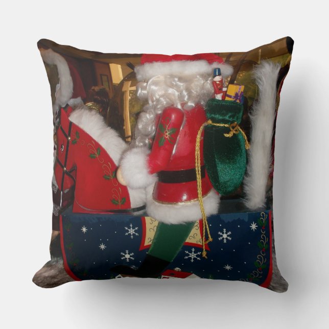 Weihnachtswirbel Kissen (Vorderseite)