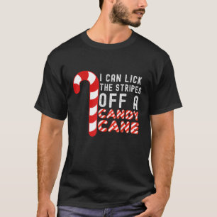 Weihnachtswitz Ich kann die Streifen von einem Bon T-Shirt