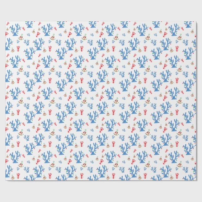 Weihnachtswrapping Paper Geschenkpapier (Flach)