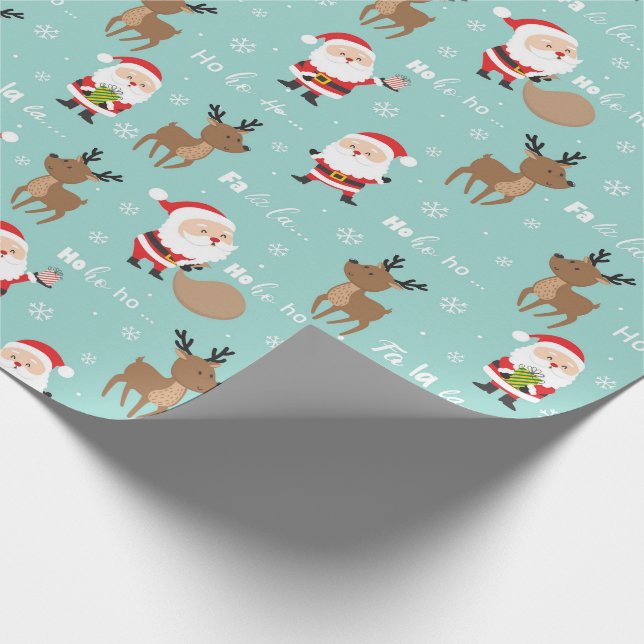Weihnachtswrapping Paper Geschenkpapier (Ecke)