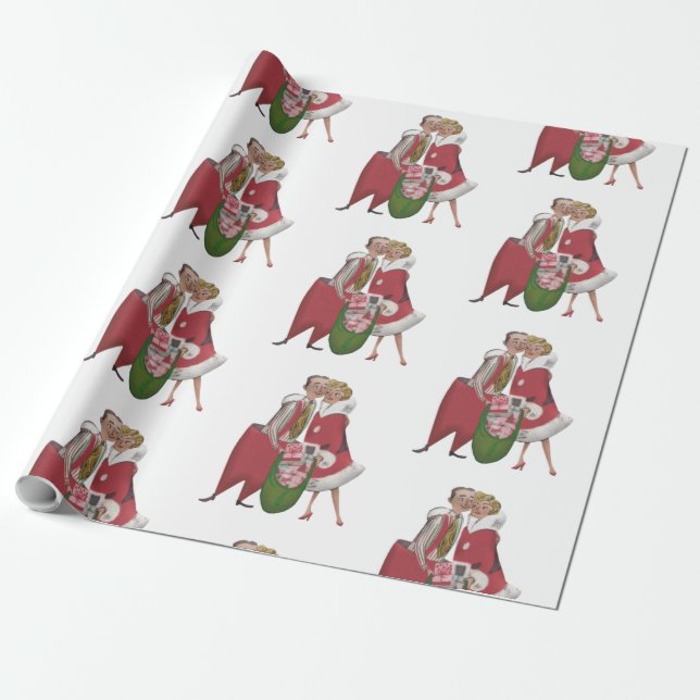 Weihnachtswrapping Paper Geschenkpapier (Ungerollt)
