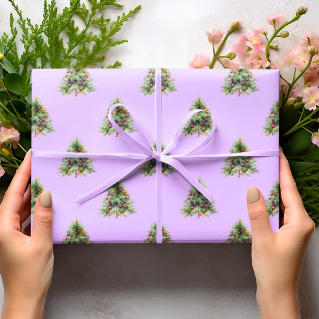 Weihnachtswrapping Paper, Pine Tree Weihnachten Geschenkpapier (Von Creator hochgeladen)