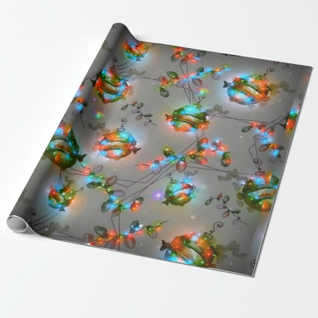 Weihnachtswrapping Paper Roll Geschenkpapier (Ungerollt)