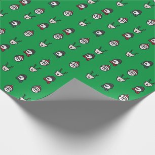Weihnachtswrapping Paper - Snowman - Santa Geschenkpapier