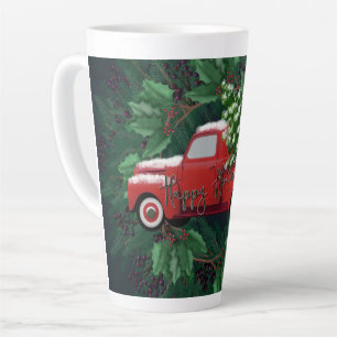 Weihnachtswreath Vintag Truck Milchtasse