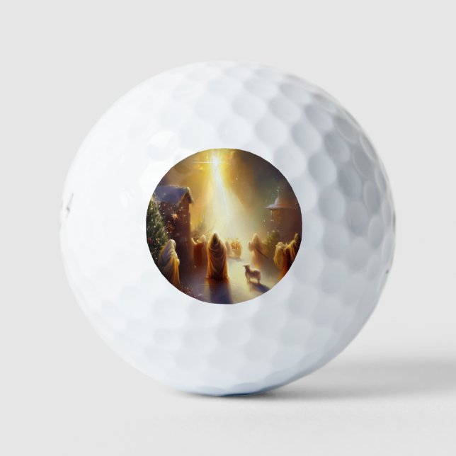 Weihnachtswunder (1) golfball (Vorderseite)