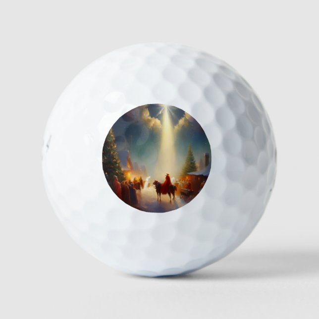 Weihnachtswunder (4) golfball (Vorderseite)