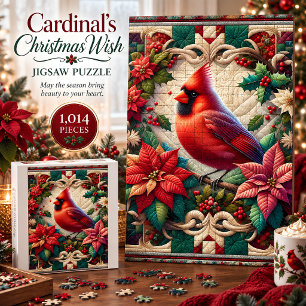 Weihnachtswunsch des Kardinals 1.014-Teile-Jigsaw-