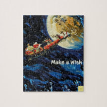 Weihnachtswunsch-Puzzle