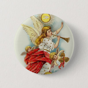 Weihnachtswünsche Engel Button