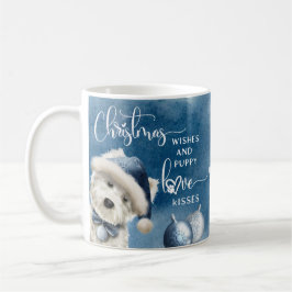 Weihnachtswünsche, Hund Lover Weihnachtsgeschenk,  Kaffeetasse