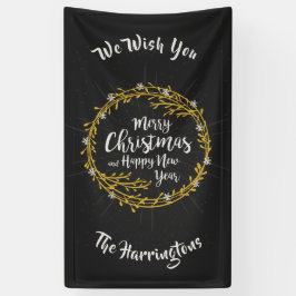 Weihnachtswünsche individuelle Name-Banner Banner