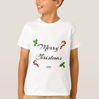 Weihnachtswünsche Jungen weißes T-Shirt