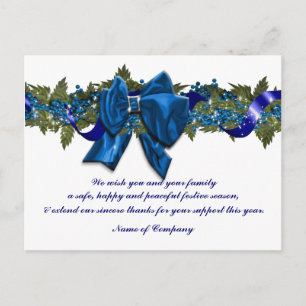 Weihnachtswünsche PERSONALISIEREN Postkarte