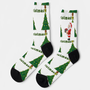 Weihnachtswünsche Santa-Geschenk Premium-Crew Supe Socken