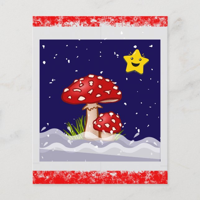 Weihnachtswünsche, schneitagen (Vorderseite)