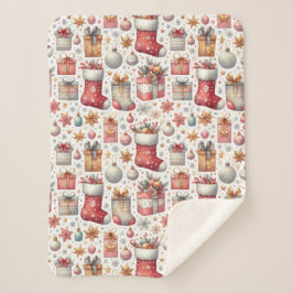 Weihnachtswünsche Sherpadecke