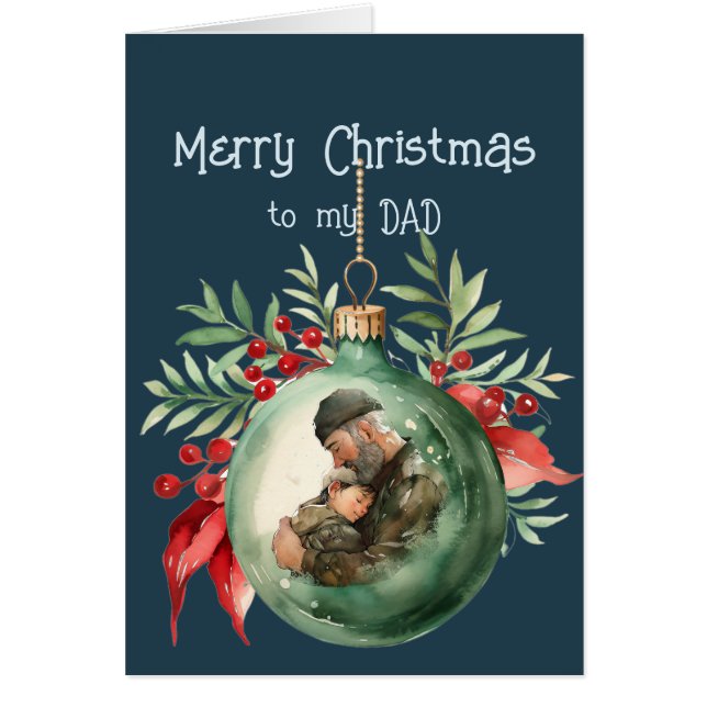 Weihnachtswünsche und Liebe für den VATER (Vorne)