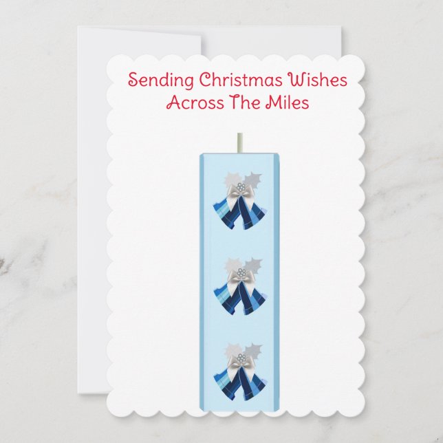 Weihnachtswunschkarte senden dankeskarte (Vorderseite)