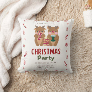 Weihnachtswürfelkissen, Drehkissen 16 Zoll x 16 Zo Kissen