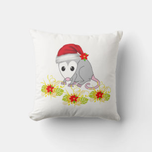 Weihnachtswürfelkissen, Possum-Kissen Kissen
