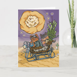 Weihnachtswütendes maximales feiertagskarte