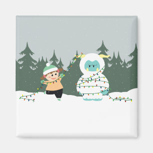 WeihnachtsYeti Magnet